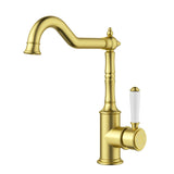 Birmingham Classical Kitchen Sink Mixer - Brushed Gold