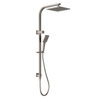 Coomera Combo Square Shower Set - Brushed Nickel