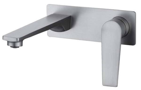 Signature Series Bianca Wall Mixer & Spout Combination - Brushed Nickel