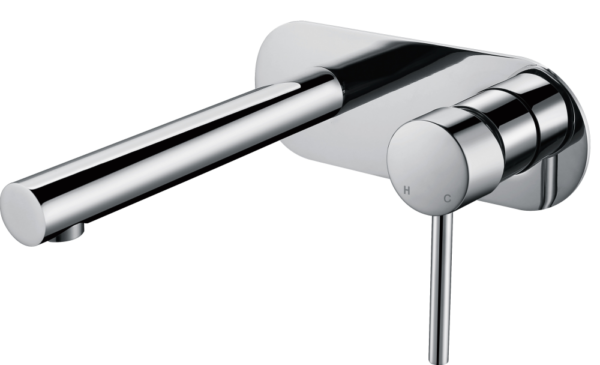 Coral Savannah Wall Mixer & Spout Combination  - Chrome