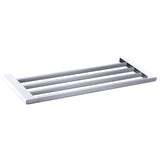 Coral Bath Shelf - Chrome & White