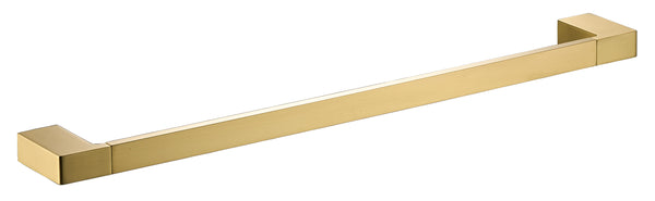 Eva Single Towel Rail 800mm - Brushed Gold