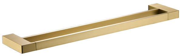 Eva Double Towel Rail 600mm - Brushed Gold