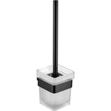 Cubix toilet brush holder - Matt Black