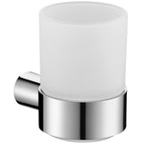 Rondo Glass Cup Holder - Chrome