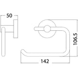 Round Toilet Paper Holder - Chrome