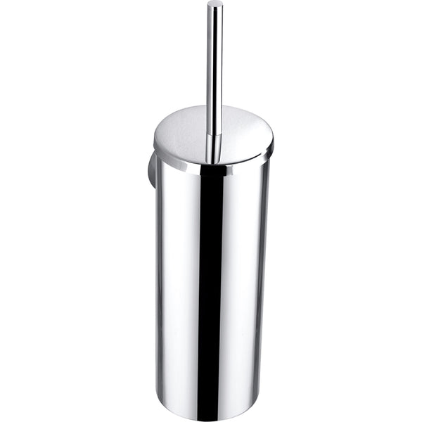 Round Toilet Brush Holder  - Chrome