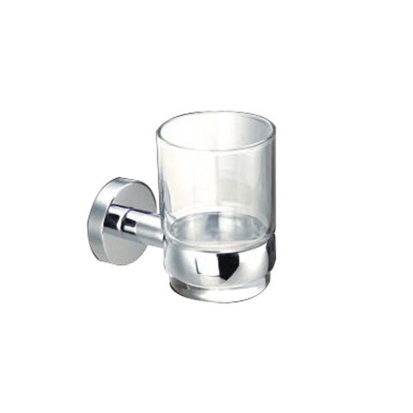 Round Single Cup Holder - Chrome