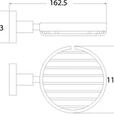 Round Soap Wire - Brushed Nickel