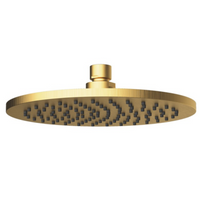 Pacifica Round Shower Head 200mm - Brushed Gold