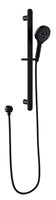 Ikon Kara Shower Rail - Matt Black