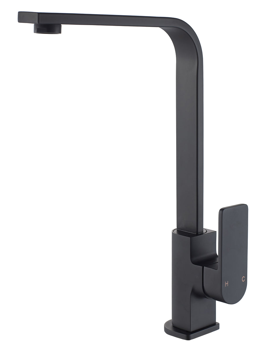 Flores Sink Mixer II Matt Black The Tapware Outlet