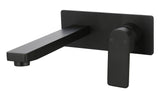 Flores Wall Mixer & Spout Combination - Matt Black