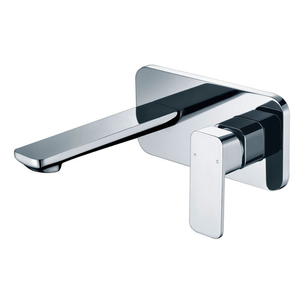 Ikon Seto Wall Mixer & Spout Combination - Chrome