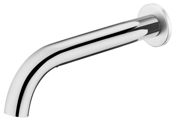 Ikon Hali Curved bath spout - Chrome