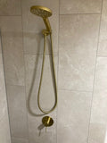 Hamilton Hand Shower on Bracket - Brushed Gold