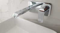 Ikon Kiama Wall Mixer & Spout Combination - Chrome