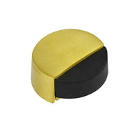 Round Button Shape Door Stop - Brushed Gold