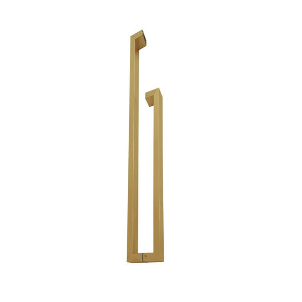 Brushed Gold Door Pull with 1200mm Back to Back 800mm Handles