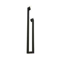 Matt Black Door Pull with 1200mm Back to Back 800mm Handles