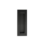 Matt Black Sliding Flush Pull - 120mm x 50mm