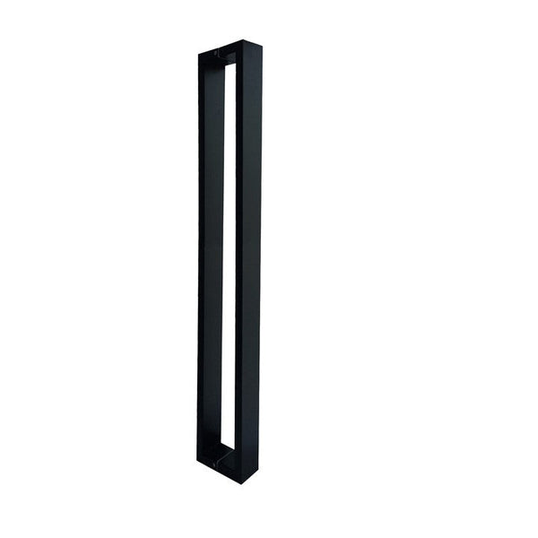 Matt Black Entry Door Pull Handles (Pair) 1800mm - Talia Series