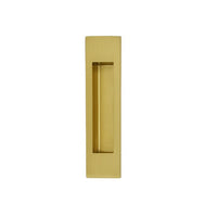 150mm Rectangular Sliding Flush Pull (Single) - Brushed Gold