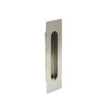 150mm x 50mm Sliding Flush Pull with Oval Grip