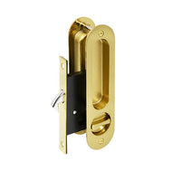 Sliding Key Lock Set - Brushed Gold