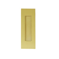 180mm Rectangular Sliding Flush Pull - Brushed Gold