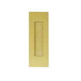 180mm Rectangular Sliding Flush Pull - Brushed Gold