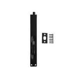 200mm Spring loaded Door Flush Bolt - Matt Black Finish