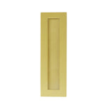 200mm Rectangular Sliding Flush Pull - Brushed Gold