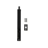 Door Flush Bolt 200mm - Matt Black Finish