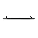 Matt Black Finish Ridged kitchen Handle (224mm) - Viper Series