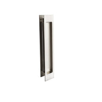 Large Rectangle Sliding Flush Pulls (Pair) - 250mm x 38mm