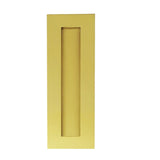 250mm Rectangular Sliding Flush Pull - Brushed Gold