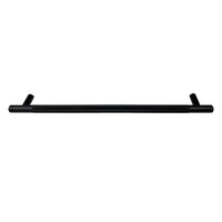 Matt Black Finish Ridged kitchen Handle (256mm) - Viper Series