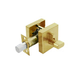 Brushed Gold Single Cylinder Deadbolt - Reef Series