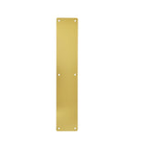 400 x 80mm Door Push Plate - Antique Brass Finish