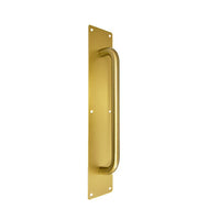 400mm Push and Pull Door Plate - Antique Brass Finish