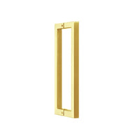 Brushed Gold Door Pull handle (Pair) 400mm - Talia Series