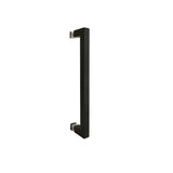 Single Matt Black Entry Door Pull Handle 400mm - Talia Series