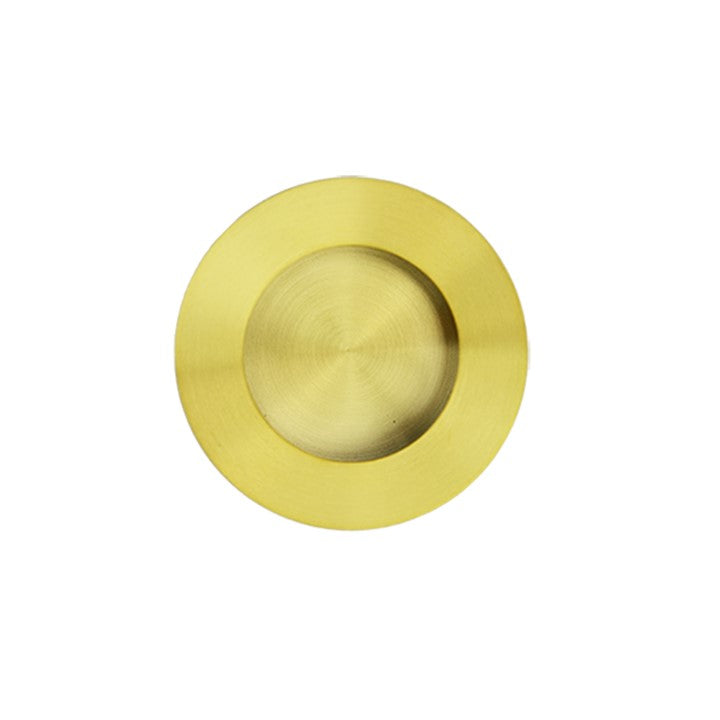 50mm Round Sliding Flush Pull - Brushed Gold – The Tapware Outlet