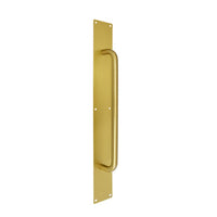 600mm Push and Pull Door Plate - Antique Brass Finish