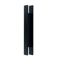 800mm x 100mm Matt Black Door Plate (Pair) - King Series