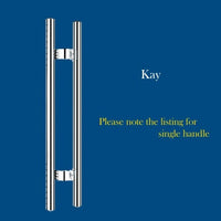 “Kay"� Entry Door Pull handle (Single) - 800mm