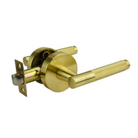 Malbena Series Passage Lever Set - Brushed Gold