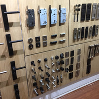 Matt Black Non Mortice Stainless Steel Door Hinges (Pair) - 100 x 72 x 2mm