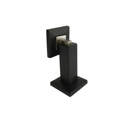 Square Magnetic Door Stop - Matt Black Finish